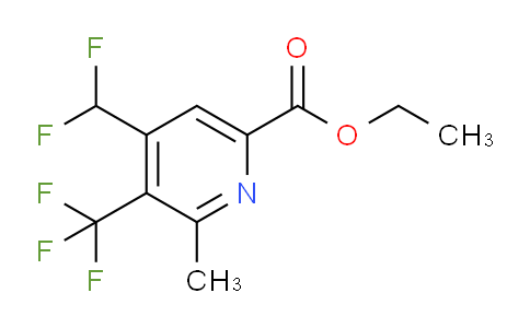 AM67553 | 1361496-94-7 | Ethyl 4-(difluoromethyl)-2-methyl-3-(trifluoromethyl)pyridine-6-carboxylate