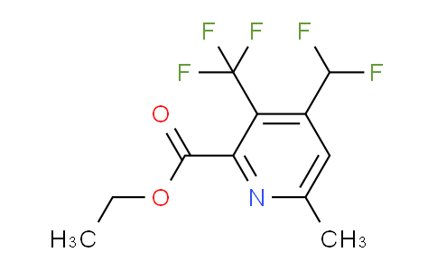 AM67555 | 1361767-64-7 | Ethyl 4-(difluoromethyl)-6-methyl-3-(trifluoromethyl)pyridine-2-carboxylate
