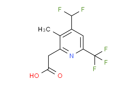 AM67561 | 1361833-31-9 | 4-(Difluoromethyl)-3-methyl-6-(trifluoromethyl)pyridine-2-acetic acid