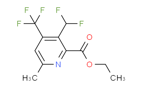 AM67564 | 1361833-13-7 | Ethyl 3-(difluoromethyl)-6-methyl-4-(trifluoromethyl)pyridine-2-carboxylate
