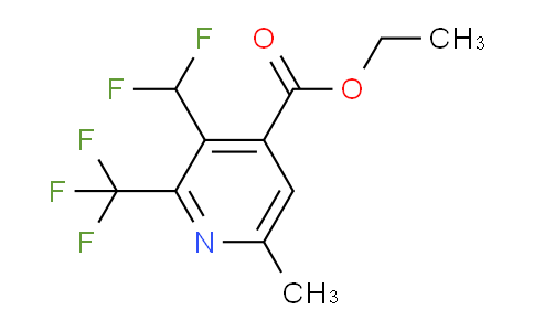 AM67566 | 1361767-70-5 | Ethyl 3-(difluoromethyl)-6-methyl-2-(trifluoromethyl)pyridine-4-carboxylate