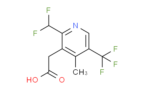 AM67571 | 1361897-80-4 | 2-(Difluoromethyl)-4-methyl-5-(trifluoromethyl)pyridine-3-acetic acid