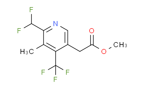 AM67573 | 1361813-67-3 | Methyl 2-(difluoromethyl)-3-methyl-4-(trifluoromethyl)pyridine-5-acetate