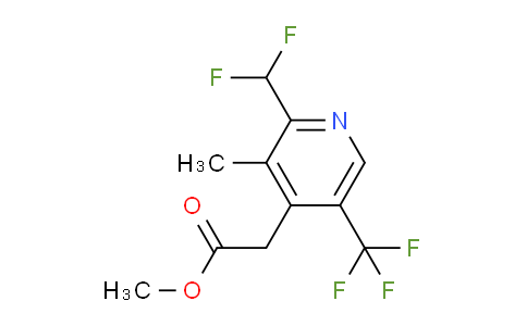 AM67574 | 1361833-38-6 | Methyl 2-(difluoromethyl)-3-methyl-5-(trifluoromethyl)pyridine-4-acetate