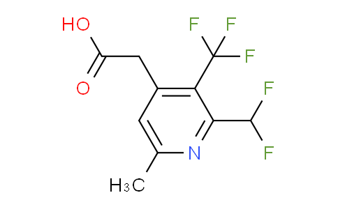 AM67580 | 1361813-46-8 | 2-(Difluoromethyl)-6-methyl-3-(trifluoromethyl)pyridine-4-acetic acid