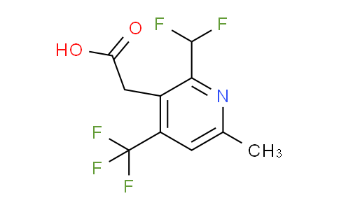 AM67581 | 1361704-16-6 | 2-(Difluoromethyl)-6-methyl-4-(trifluoromethyl)pyridine-3-acetic acid