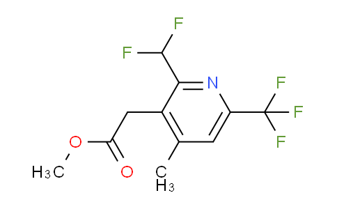 AM67583 | 1361870-11-2 | Methyl 2-(difluoromethyl)-4-methyl-6-(trifluoromethyl)pyridine-3-acetate
