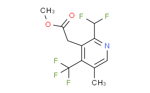 AM67587 | 1361827-42-0 | Methyl 2-(difluoromethyl)-5-methyl-4-(trifluoromethyl)pyridine-3-acetate