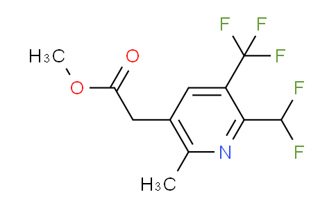 AM67591 | 1361853-82-8 | Methyl 2-(difluoromethyl)-6-methyl-3-(trifluoromethyl)pyridine-5-acetate