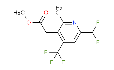 AM67593 | 1361701-62-3 | Methyl 6-(difluoromethyl)-2-methyl-4-(trifluoromethyl)pyridine-3-acetate