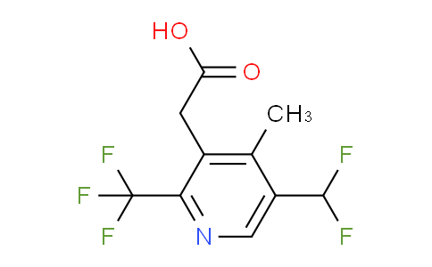 AM67595 | 1361813-56-0 | 5-(Difluoromethyl)-4-methyl-2-(trifluoromethyl)pyridine-3-acetic acid