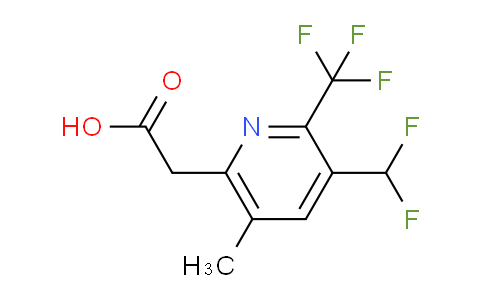 AM67597 | 1361883-69-3 | 3-(Difluoromethyl)-5-methyl-2-(trifluoromethyl)pyridine-6-acetic acid