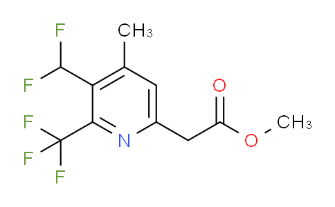 AM67603 | 1361768-27-5 | Methyl 3-(difluoromethyl)-4-methyl-2-(trifluoromethyl)pyridine-6-acetate