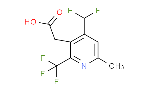 AM67604 | 1361853-67-9 | 4-(Difluoromethyl)-6-methyl-2-(trifluoromethyl)pyridine-3-acetic acid