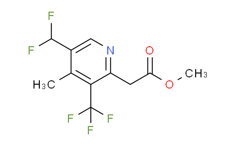AM67605 | 1361783-56-3 | Methyl 5-(difluoromethyl)-4-methyl-3-(trifluoromethyl)pyridine-2-acetate