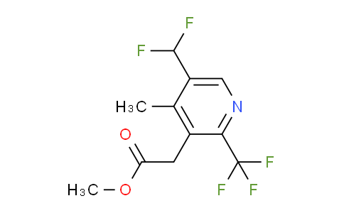 AM67607 | 1361701-71-4 | Methyl 5-(difluoromethyl)-4-methyl-2-(trifluoromethyl)pyridine-3-acetate