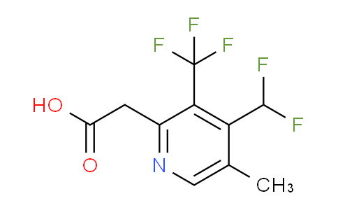 AM67608 | 1361897-88-2 | 4-(Difluoromethyl)-5-methyl-3-(trifluoromethyl)pyridine-2-acetic acid