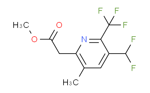 AM67609 | 1361704-57-5 | Methyl 3-(difluoromethyl)-5-methyl-2-(trifluoromethyl)pyridine-6-acetate