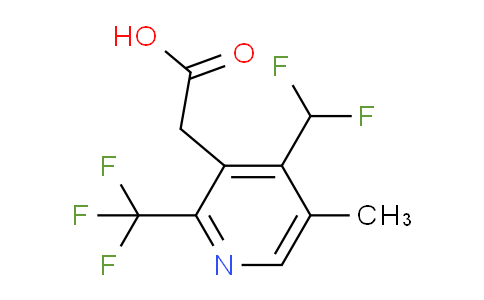 AM67610 | 1361768-04-8 | 4-(Difluoromethyl)-5-methyl-2-(trifluoromethyl)pyridine-3-acetic acid