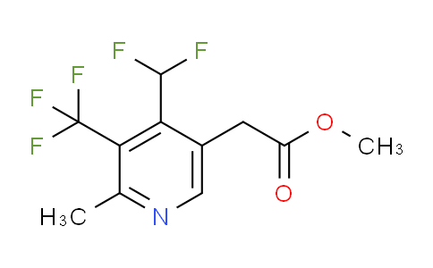 AM67611 | 1361890-60-9 | Methyl 4-(difluoromethyl)-2-methyl-3-(trifluoromethyl)pyridine-5-acetate