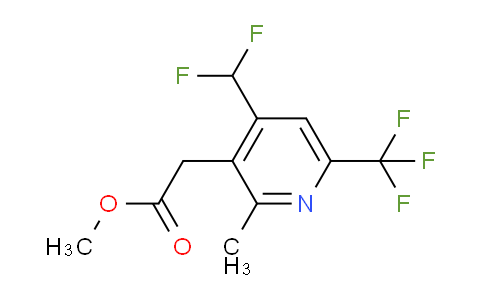 AM67612 | 1361801-42-4 | Methyl 4-(difluoromethyl)-2-methyl-6-(trifluoromethyl)pyridine-3-acetate