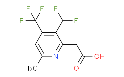 3-(Difluoromethyl)-6-methyl-4-(trifluoromethyl)pyridine-2-acetic acid