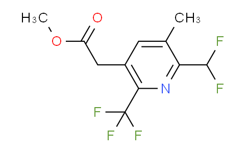 AM67625 | 1361890-38-1 | Methyl 2-(difluoromethyl)-3-methyl-6-(trifluoromethyl)pyridine-5-acetate