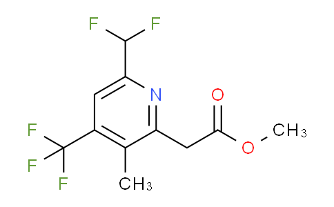 AM67634 | 1361783-46-1 | Methyl 6-(difluoromethyl)-3-methyl-4-(trifluoromethyl)pyridine-2-acetate