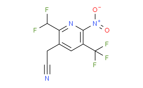 AM67639 | 1361697-49-5 | 2-(Difluoromethyl)-6-nitro-5-(trifluoromethyl)pyridine-3-acetonitrile