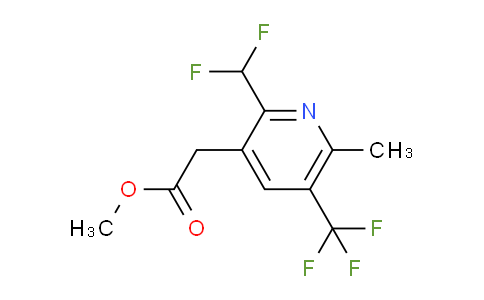AM67640 | 1361801-25-3 | Methyl 2-(difluoromethyl)-6-methyl-5-(trifluoromethyl)pyridine-3-acetate