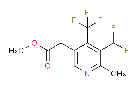 AM67642 | 1361768-16-2 | Methyl 3-(difluoromethyl)-2-methyl-4-(trifluoromethyl)pyridine-5-acetate