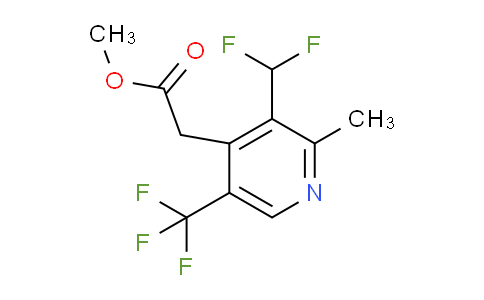 Methyl 3-(difluoromethyl)-2-methyl-5-(trifluoromethyl)pyridine-4-acetate