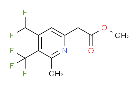 AM67660 | 1361844-90-7 | Methyl 4-(difluoromethyl)-2-methyl-3-(trifluoromethyl)pyridine-6-acetate