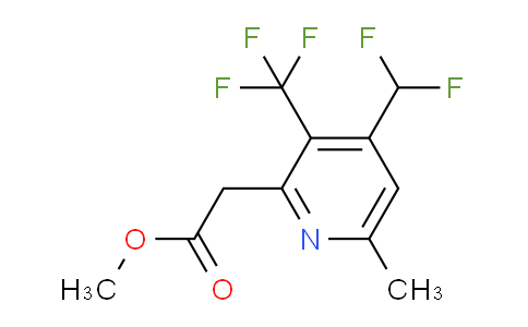 AM67661 | 1361768-33-3 | Methyl 4-(difluoromethyl)-6-methyl-3-(trifluoromethyl)pyridine-2-acetate