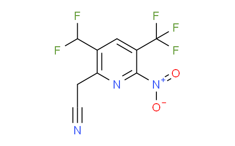 AM67703 | 1361791-39-0 | 5-(Difluoromethyl)-2-nitro-3-(trifluoromethyl)pyridine-6-acetonitrile