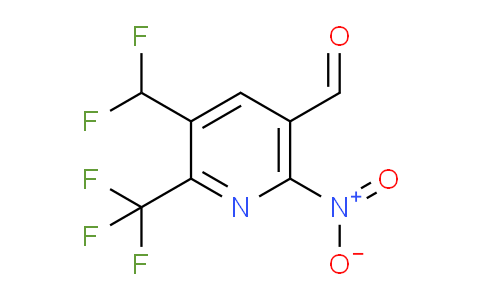 AM67753 | 1361698-10-3 | 3-(Difluoromethyl)-6-nitro-2-(trifluoromethyl)pyridine-5-carboxaldehyde