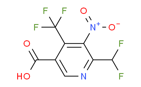 AM67755 | 1361855-23-3 | 2-(Difluoromethyl)-3-nitro-4-(trifluoromethyl)pyridine-5-carboxylic acid