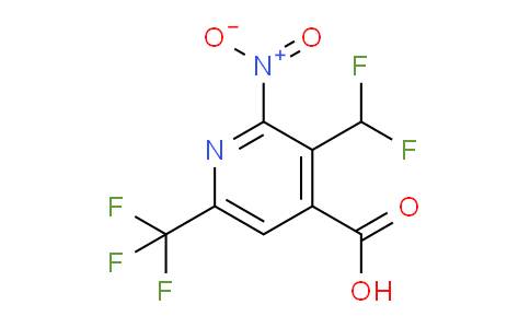 AM67778 | 1361769-11-0 | 3-(Difluoromethyl)-2-nitro-6-(trifluoromethyl)pyridine-4-carboxylic acid