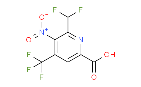 AM67802 | 1361885-50-8 | 2-(Difluoromethyl)-3-nitro-4-(trifluoromethyl)pyridine-6-carboxylic acid