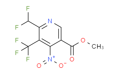 AM67808 | 1361845-87-5 | Methyl 2-(difluoromethyl)-4-nitro-3-(trifluoromethyl)pyridine-5-carboxylate