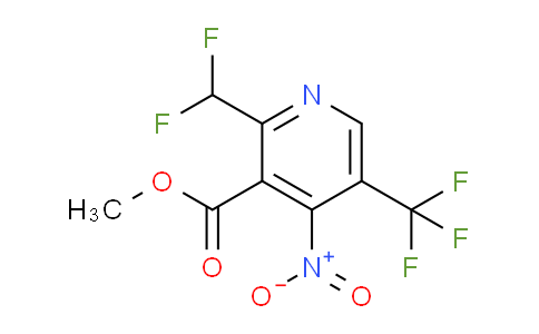 AM67809 | 1361698-54-5 | Methyl 2-(difluoromethyl)-4-nitro-5-(trifluoromethyl)pyridine-3-carboxylate