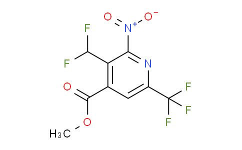 AM67828 | 1361784-09-9 | Methyl 3-(difluoromethyl)-2-nitro-6-(trifluoromethyl)pyridine-4-carboxylate