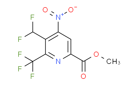 AM67833 | 1361792-50-8 | Methyl 3-(difluoromethyl)-4-nitro-2-(trifluoromethyl)pyridine-6-carboxylate