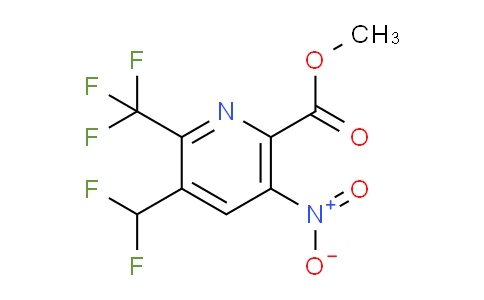 AM67837 | 1361917-98-7 | Methyl 3-(difluoromethyl)-5-nitro-2-(trifluoromethyl)pyridine-6-carboxylate