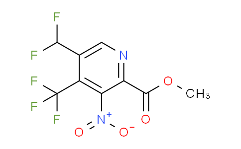 AM67839 | 1361845-99-9 | Methyl 5-(difluoromethyl)-3-nitro-4-(trifluoromethyl)pyridine-2-carboxylate