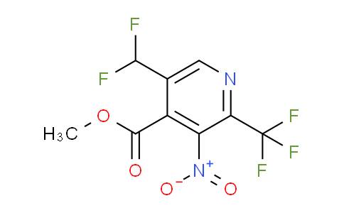 AM67842 | 1361886-08-9 | Methyl 5-(difluoromethyl)-3-nitro-2-(trifluoromethyl)pyridine-4-carboxylate
