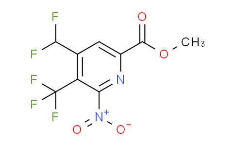 AM67843 | 1361784-20-4 | Methyl 4-(difluoromethyl)-2-nitro-3-(trifluoromethyl)pyridine-6-carboxylate