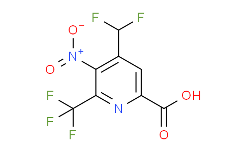 AM67845 | 1361855-47-1 | 4-(Difluoromethyl)-3-nitro-2-(trifluoromethyl)pyridine-6-carboxylic acid