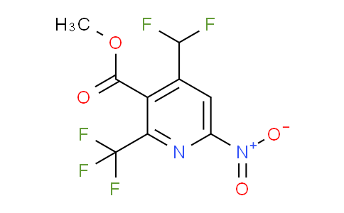 AM67847 | 1361901-32-7 | Methyl 4-(difluoromethyl)-6-nitro-2-(trifluoromethyl)pyridine-3-carboxylate