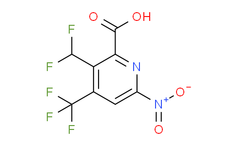 AM67852 | 1361816-29-6 | 3-(Difluoromethyl)-6-nitro-4-(trifluoromethyl)pyridine-2-carboxylic acid